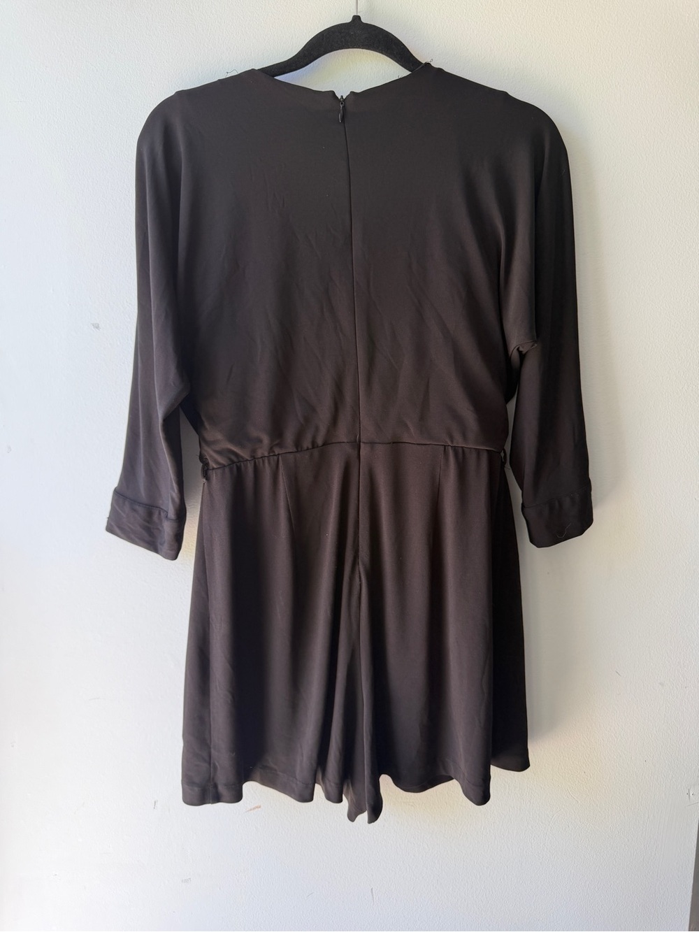 Calvin Klein Black Surplice V-Neck Romper - Picture 2 of 3